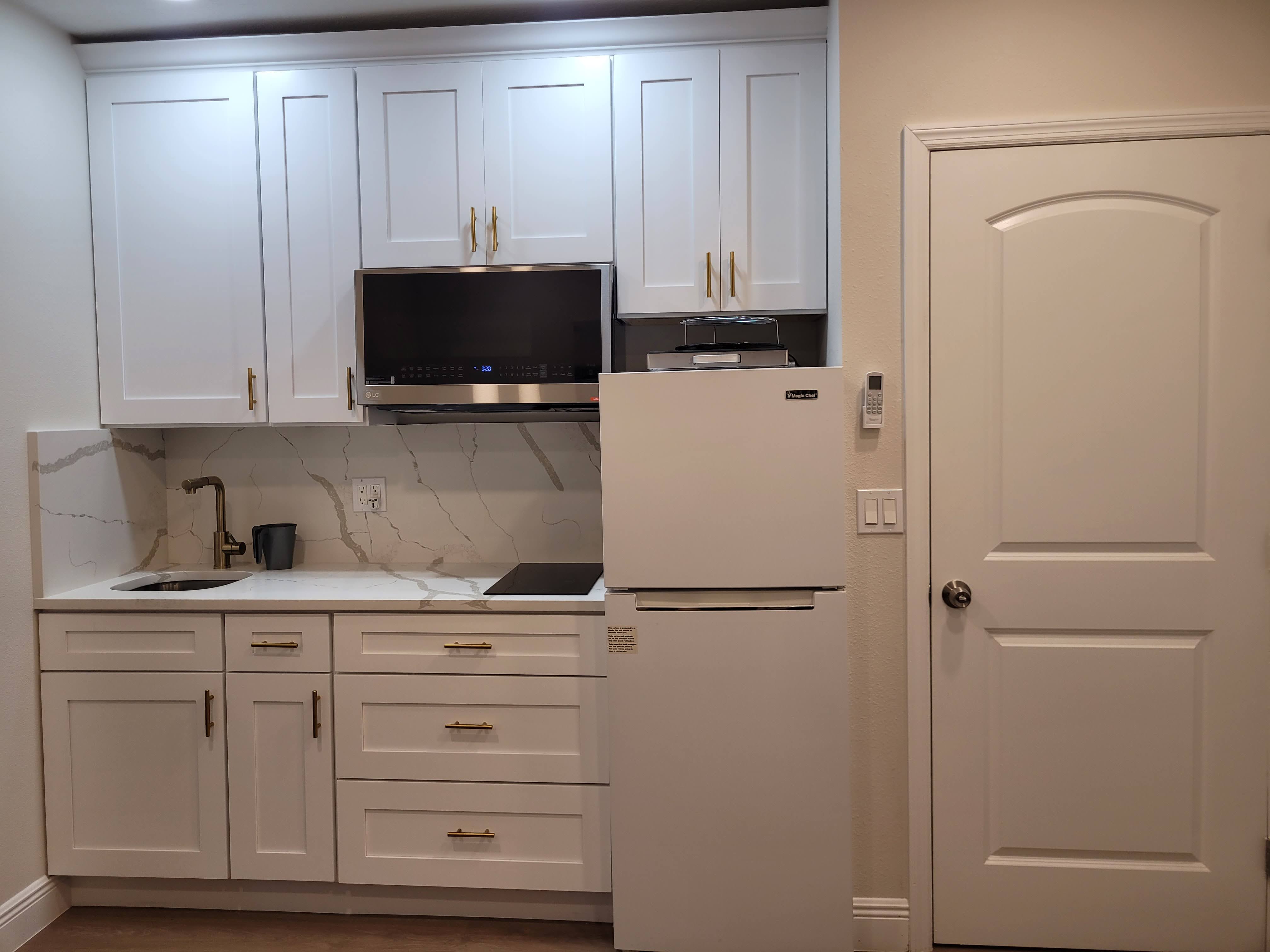 Elegant bedroom at The Suite on the Edge